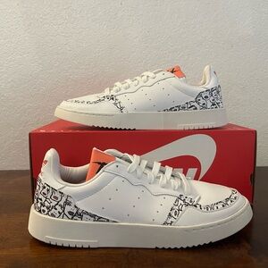 Adidas x Fiorucci Women's Supercourt 'Semi Coral' EH1019 Women's Size 10